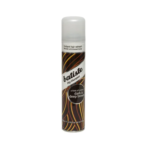 sausas šampūnas plaukams su dažančiu efektu batiste dark & deep brown dry shampoo 200ml