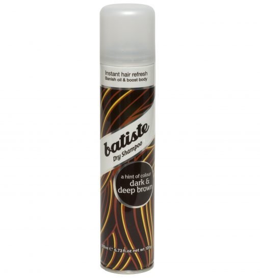 Sausas šampūnas plaukams su dažančiu efektu BATISTE Dark & Deep Brown dry shampoo 200ml-0