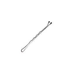 Segtukai plaukams juodi Comair PRETTY FASHION 7 cm (24 vnt) Art. Nr. 3150142-0
