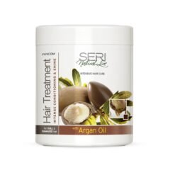 plaukų kaukė pažeistiems plaukams seri natural line argan hair treatment 1000 ml