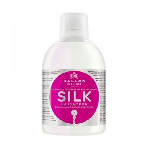 Šampūnas sausiems jautriems plaukams kallos silk shampoo 1000ml