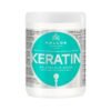 kaukė sausiems pažeistiems plaukams kallos keratin mask 1000 ml