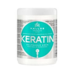 kaukė sausiems pažeistiems plaukams kallos keratin mask 1000 ml