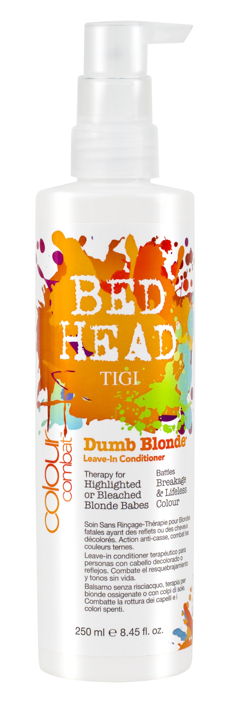 Saugantis spalvą ir maitinantis nenuplaunamas balzamas TIGI Dumb Blonde Leave- In Conditioner 250 ml-0