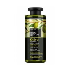 drėkinantis plaukų šampūnas su alyvuogių aliejumi farcom mea natura olive shampoo vitality&shine 300ml
