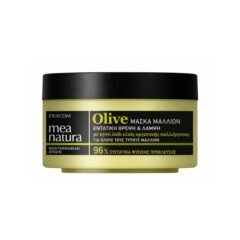 maitinanti plaukų kaukė su alyvuogių aliejumi farcom mea natura olive hair mask intensive nourishment&shine 250 ml