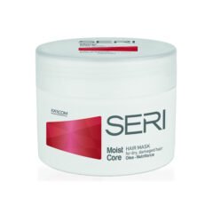 kaukė sausiems, pažeistiems plaukams seri moist core hair mask 300ml