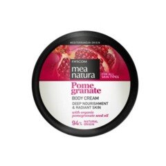 Kūno kremas su organinių granatų sėklų aliejais Farcom Mea Natura Pomegranate Body Cream 250 ml