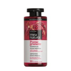 Dušo želė su organinių granatų sėklų aliejais Farcom Mea Natura Pomegranate Shower Gel 300 ml