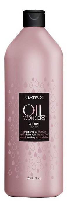 Apimtį suteikiantis plaukų kondicionierius Matrix Oil Wonders Volume Rose Conditioner 1000 ml-0