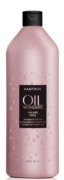 Apimtį suteikiantis plaukų šampūnas Matrix Oil Wonders Volume Rose Shampoo 1000 ml-0