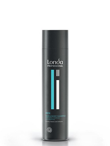 Plaukų ir kūno šampūnas vyrams su energizuojančiu mentolio kompleksu Londa Men Hair & Body shampoo 250 ml-0
