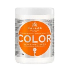 kaukė dažytiems plaukams kallos kjmn color mask 1000 ml