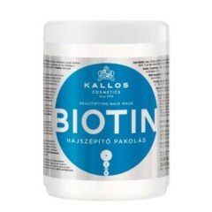plaukų augimą skatinanti kaukė kallos kjmn biotin mask 1000ml