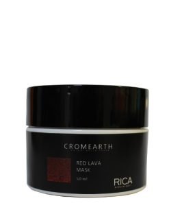 Ryškiai raudona, dažanti kaukė plaukams RICA Cromearth I Colordi Della Terra Red Lava Mask 50 ml-0