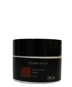 Šviesiai varinės spalvos, dažanti kaukė plaukams RICA Cromearth I Colordi Della Terra Red Ocher 50 ml-0