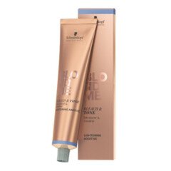Schwarzkopf BlondMe Bleach & Tone Lightening Additive Cool Additive balinimo ir tonavimo kremas plaukams 60 ml