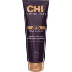 Stiprinamoji plaukų kaukė CHI Deep Brilliance Olive&Monoi Deep Protein Masque 237ml -0
