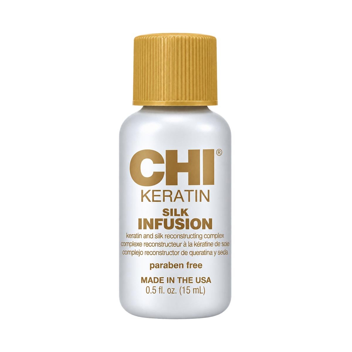 Šilkas plaukams chi keratin silk infusion 15ml