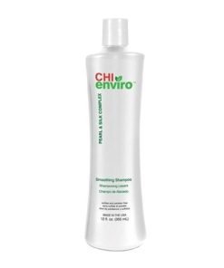 Glotninamasis plaukų šampūnas su šilko ir perlų kompleksu CHI Enviro Smoothing Shampoo 355ml