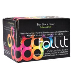 Folija ritinėlyje plaukų dažymui Framar Embossed Roll Medium Star Struck Silver