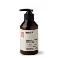 Auksinės blondinės dažanti plaukų kaukė Rica Natura'rt Golden Blonde Mask 250ml