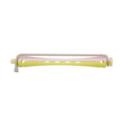 Plaukų suktukai cheminiam šukavimui Comair Cold Wave Rods Yellow/Pink 95mm 12 vnt.