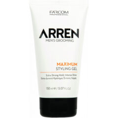 Stiprios fiksacijos želė vyrams Farcom Professional ARREN Men's Grooming Maximum Styling Gel 150ml
