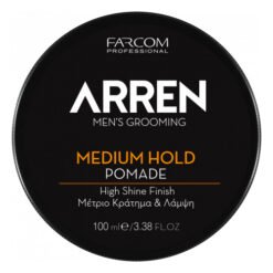 Vidutinės fiksacijos pomada vyrams Farcom Professional ARREN Men's Grooming Medium Hold Pomade 100ml