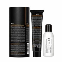 pusiau permanentiniai dažai barzdai ir ūsams farcom professional arren men's grooming beard & moustache color cream kit 60mlx70ml