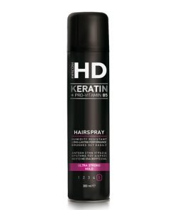 Labai stiprios fiksacijos plaukų lakas Farcom HD Keratin Ultra Strong Hold Hairspray (5) 300ml