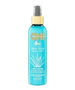 Nenuskalaujamas purškiamas kondicionierius garbanotiems plaukams CHI Aloe Vera Defined Curls Spray Conditioner 177ml