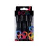 Plaukų segtukai Framar Big Bite Clip Black 4 vnt.