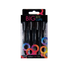 Plaukų segtukai Framar Big Bite Clip Black 4 vnt.