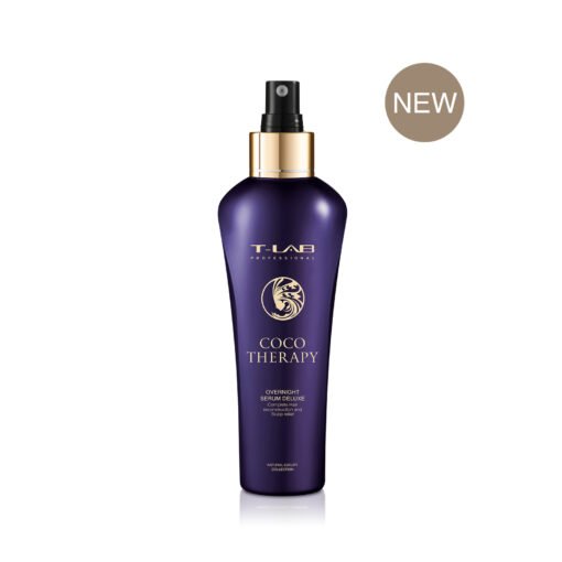 Sausų ir pažeistų plaukų serumas T-LAB Professional Coco Therapy OverNight Serum 150ml