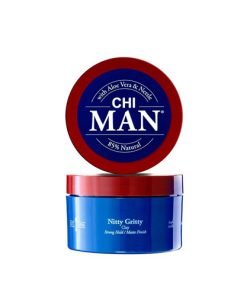 Stiprios fiksacijos plaukų modeliavimo molis CHI MAN Nitty Gritty Strong Hold Clay 85g