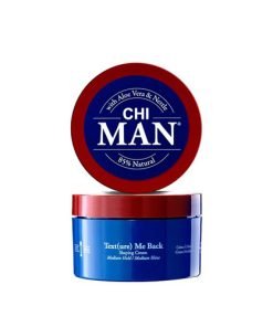 Vidutinės fiksacijos plaukų modeliavimo kremas CHI MAN Texture Me Back Medium Hold Shaping Cream 85g
