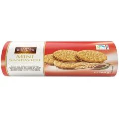 Sausainiai su kakavos kremo įdaru FEINY BISCUITS, 180 g
