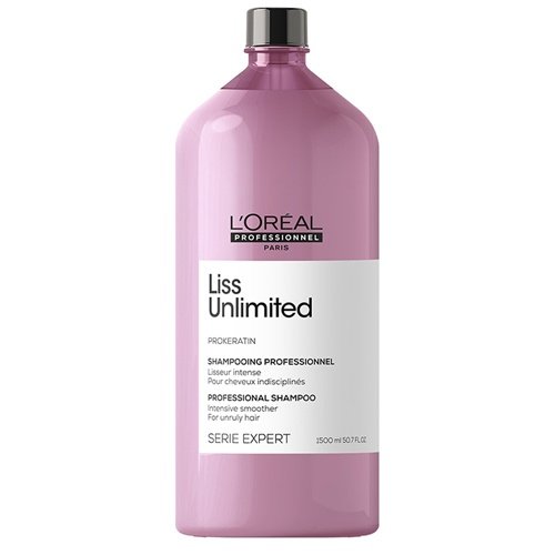 Šampūnas nepaklusniems plaukams L‘Oreal Professionnel Liss Unlimited Shampoo 1500ml