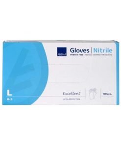 Nitrilinės pirštinės be pudros ABENA Nitrile Powder-Free Medical Examination Gloves Black L 100vnt.