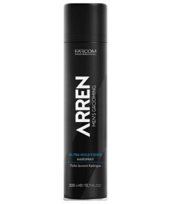 Labai stiprios fiksacijos plaukų lakas Farcom Professional ARREN Men's Grooming Ultra Hold Fixing Hairspray 300ml