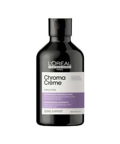 Geltonus atspalvius neutralizuojantis kreminis šampūnas L'Oréal Professionnel Chroma Creme Purple Dyes Shampoo 300ml
