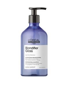 Blizgesio suteikiantis šampūnas L'Oreal Serie Expert Blondifier Gloss Shampoo 500ml