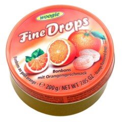 Apelsinų skonio ledinukai WOOGIE FINE DROPS, 200 g