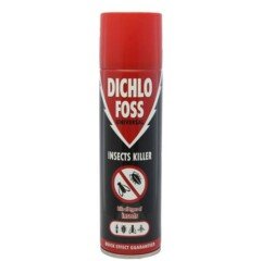 Skraidančių ir ropojančių vabzdžių insekticidas DICHLOFOSS, 0,25 l