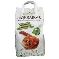 Augalinės kilmės kačių kraikas KITTOILET, 6 l