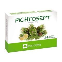 Maisto papildas pastilės gerklei PICHTOSEPT, 24 vnt.