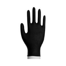Pirštinės Nitrile Medical Exam Gloves Powder-Free Black L 200vnt.