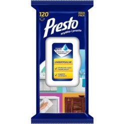 Universalios drėgnos servetėlės PRESTO, 120 vnt.