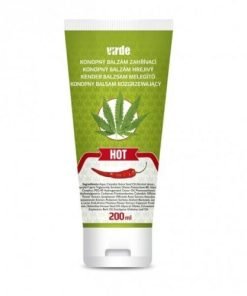 Šildantis balzamas su kanapių sėklų aliejumi VIRDE HOT, 200 ml